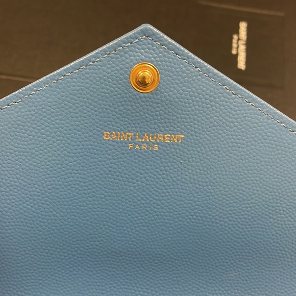 CASSANDRE SAINT LAURENT MATELASSÉ LARGE FLAP WALLET - Picture 6 of 9